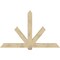 Ekena Millwork Kennewick Rough Sawn Timber Gable Bracket, Douglas Fir, 84"W x 53"H x 6"D x 6"F, 15/12 Pitch GBW084X53X0606KEN00RDF - alternate 1
